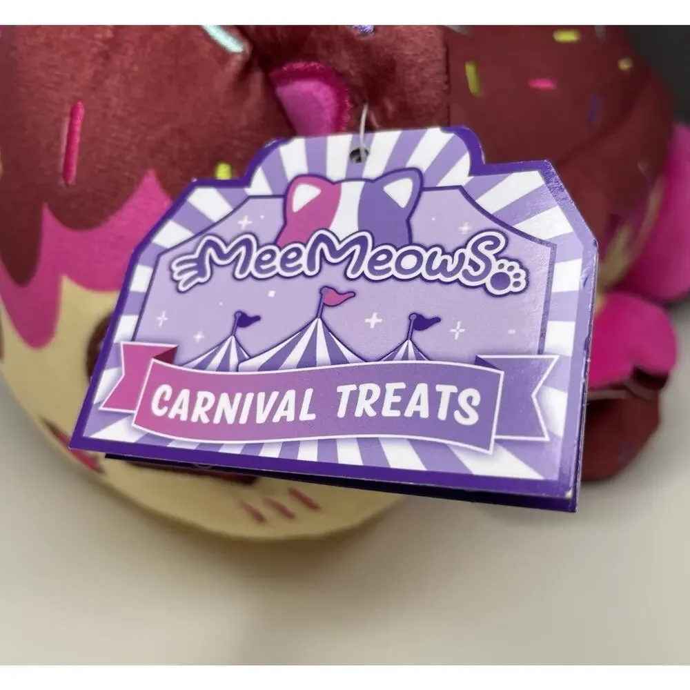 Aphmau MeeMeows Sundae Cat Vidcon Exclusive Plush 11” Carnival Treats - READ